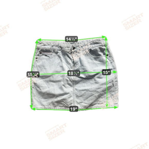 Tommy Hilfiger Blue Mini Pencil Skirt Casual - Picture 3 of 4